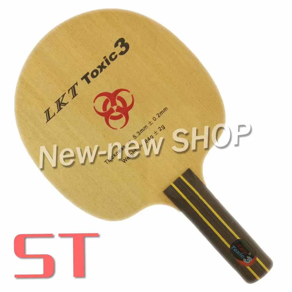 ST long handle LKT Chop Тип Toxic3 настольный теннис ракетки лезвие пинг понг весло прямая ручка - Цвет: ST long handle