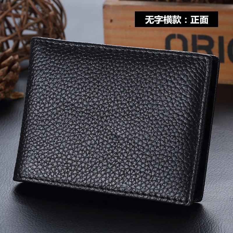 Модные для мужчин кожа кредитной держатель карт 2018 производитель пятно дермы