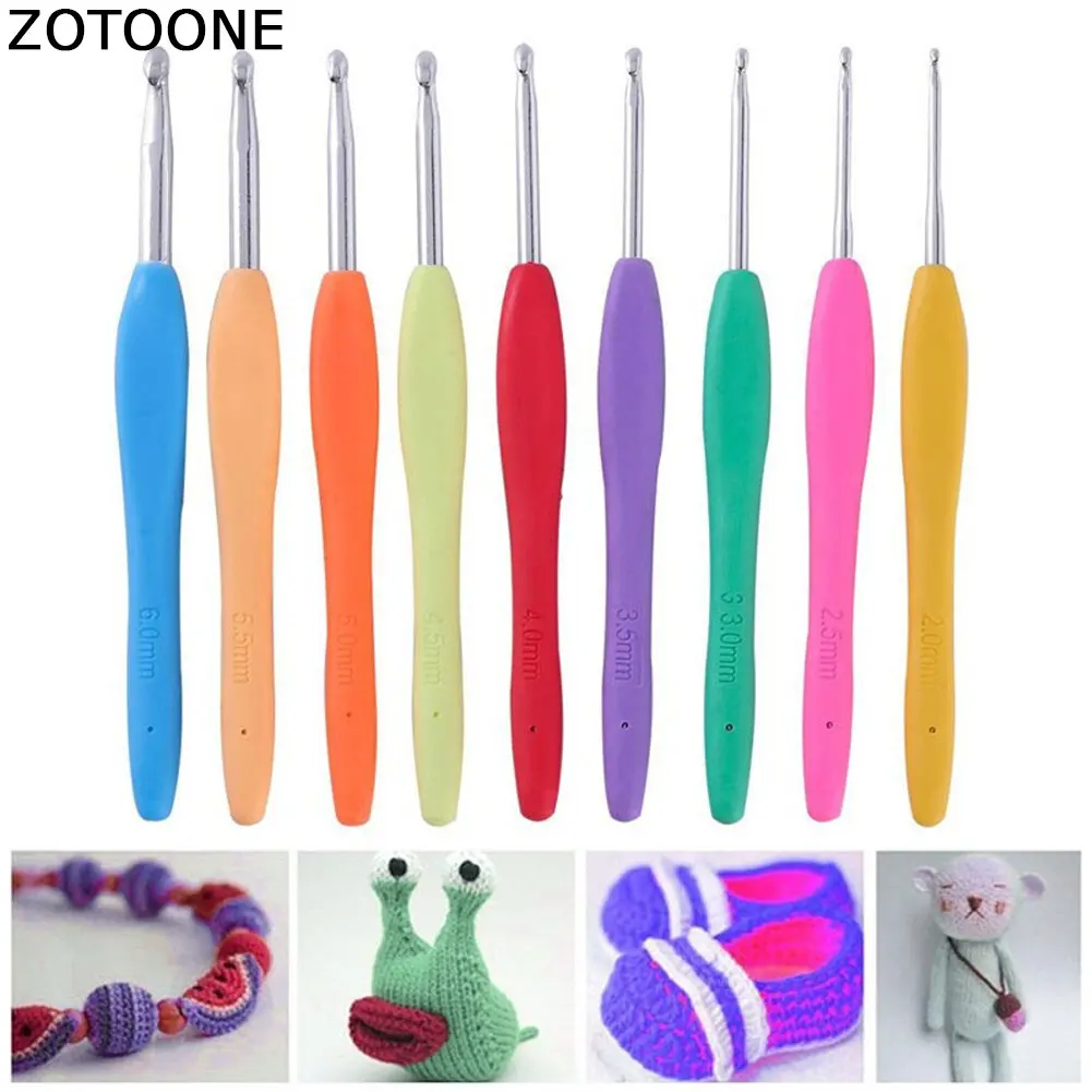 Набор крючков для вязания ZOTOONE алюминиевые инструменты вышивания 65 шт. | Дом и сад