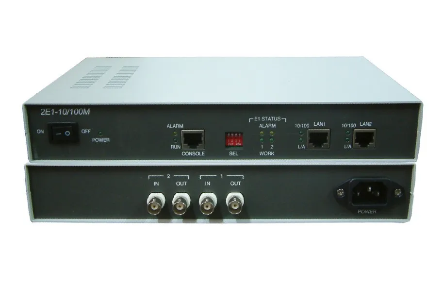 Hightek HT-008 мост lan на существующих e1 основе сети 2e1 конвертер протокола Ethernet |