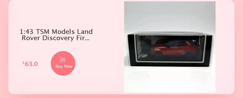 RARE AMIE 1:18 Rolls Royce Lady Penelope's Thunderbirds FAB 1 Смола