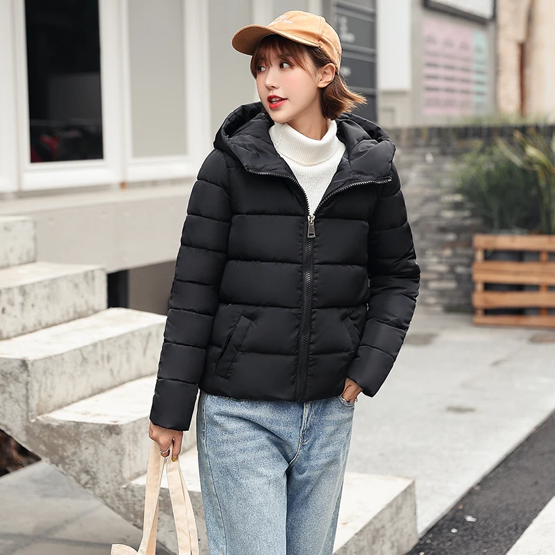 Fitaylor/зимняя женская короткая хлебная хлопковая куртка парка повседневная на