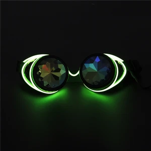 Очки C.F.GOGGLE Steampunk, очки в стиле ретро, готический калейдоскоп, цветные линзы, Косплей очки