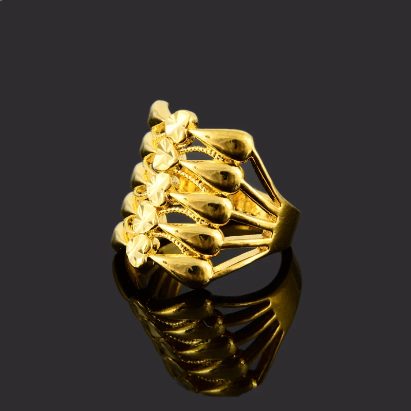 Желтые золотые кольца брендовые модные бриллиантовые золотого цвета ювелирные