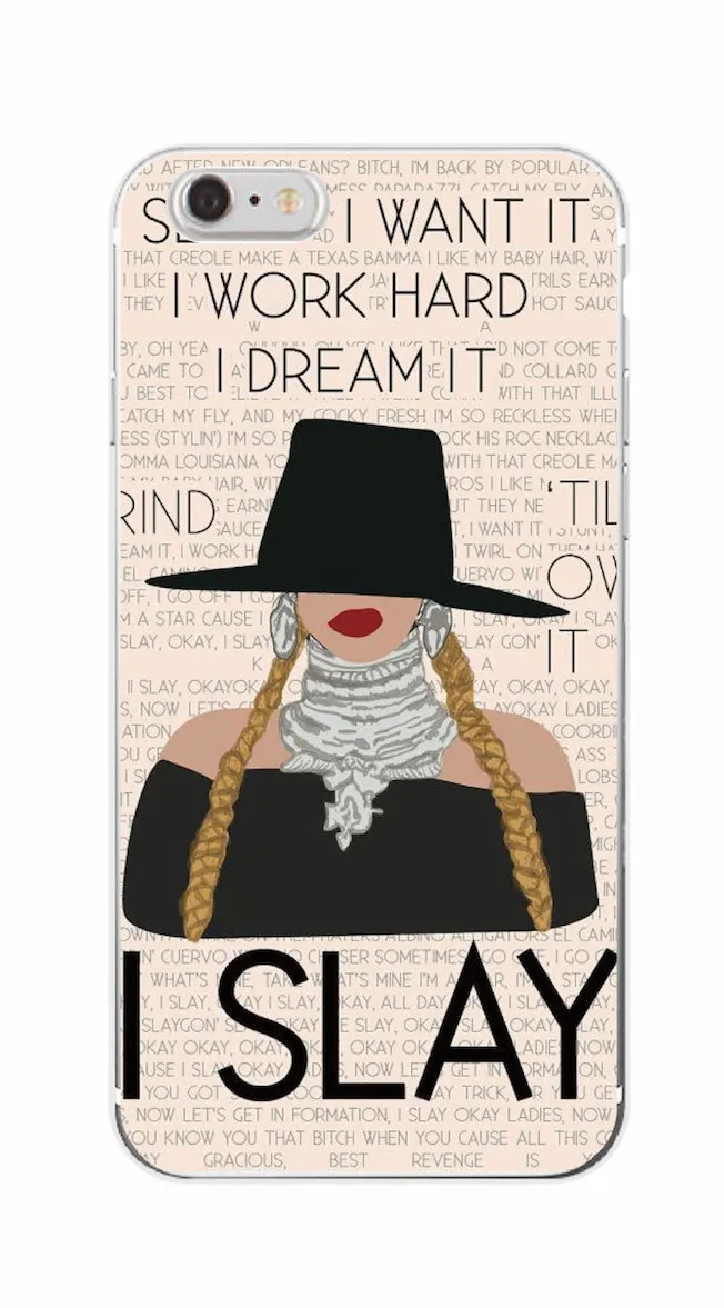 Для iPhone 7 7Plus 6 6S 5 5S 8 8Plus X XS Max SAMSUNG Galaxy S8 S8P Beyonce I SLAY Pop Music Мягкий ТПУ чехол для