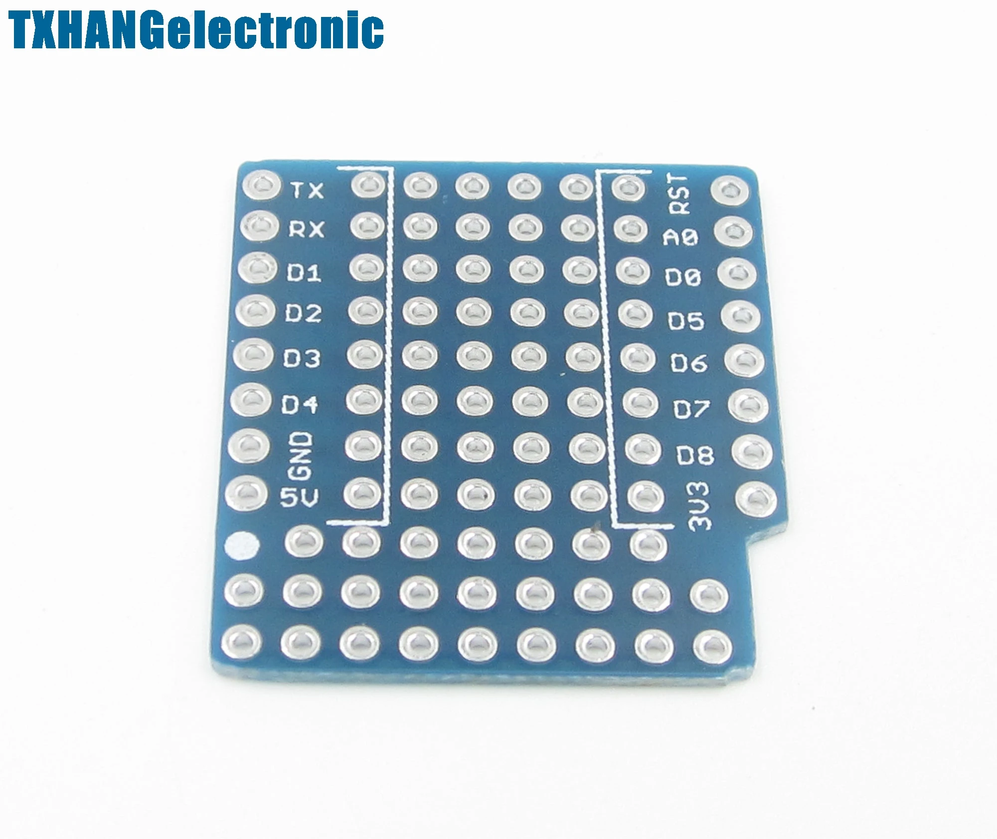 5PCS ProtoBoard Shield for WeMos D1 mini double sided perf board | Электронные компоненты и принадлежности