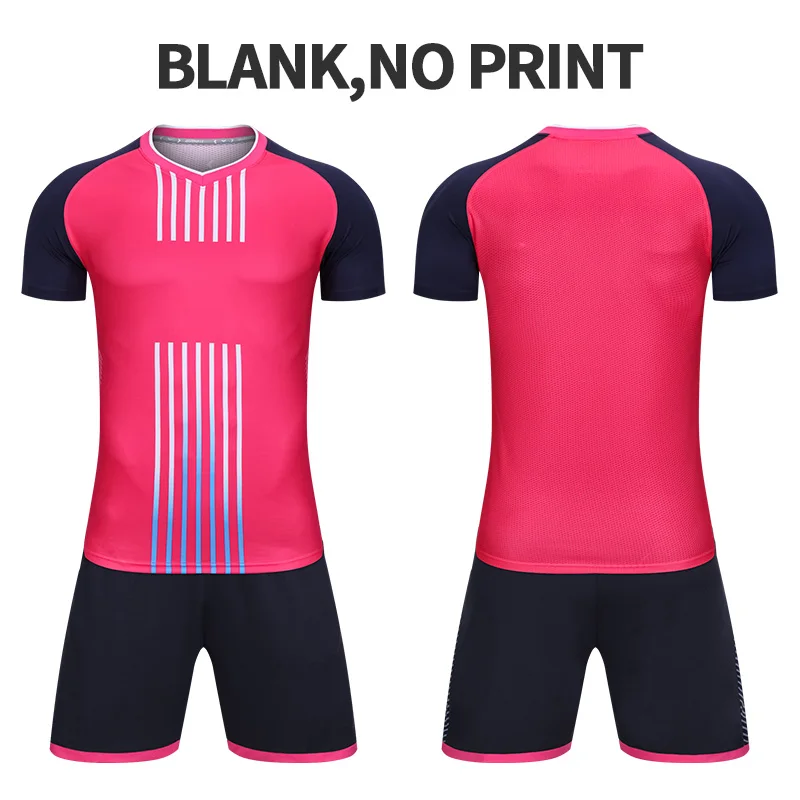Футбольные майки для взрослых,, Франция, Maillot de, Футбольная команда, профессиональная тренировочная дышащая форма для матча, с коротким рукавом JIANFEI - Цвет: pink