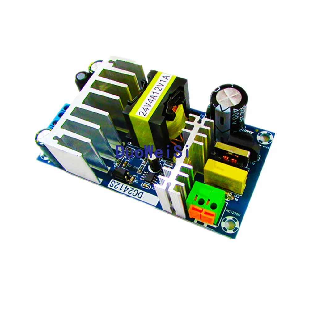 DuoWeiSi 24V4A 12V1A плата источника питания с двойным переключателем 5V1A модуль высокой