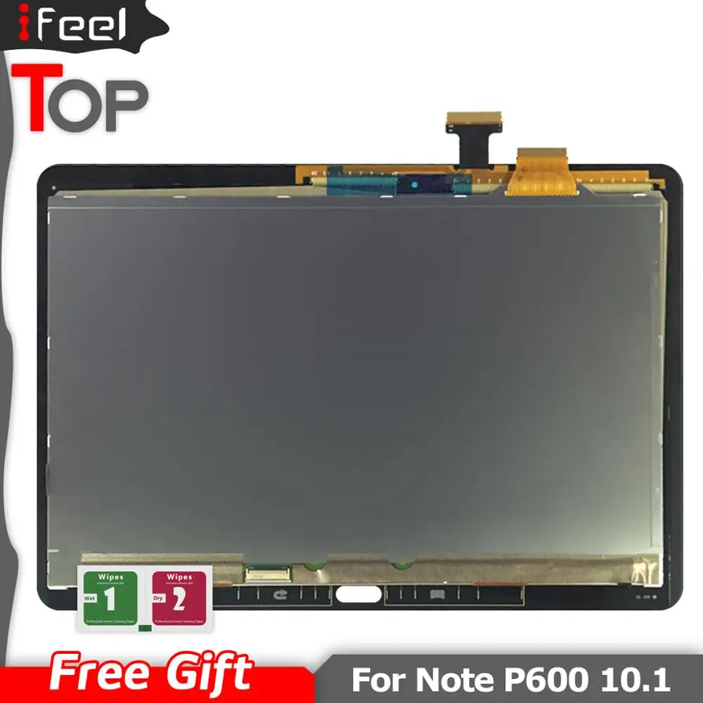 Для samsung Galaxy Note 10,1 SM-P600 P605 P600 ЖК-дисплей Панель с кодирующий преобразователь сенсорного экрана в сборе протестированный ЖК-дисплей