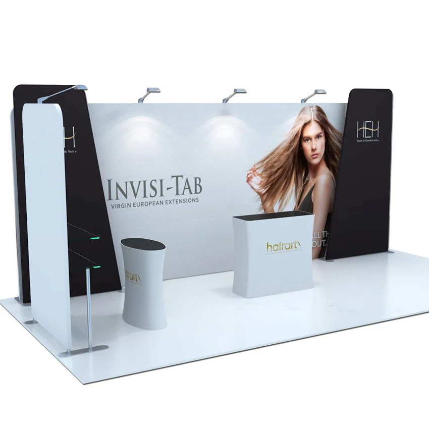 20 футовые портативные выставочные стенды выдвижные с подсветкой|Флаги баннеры и