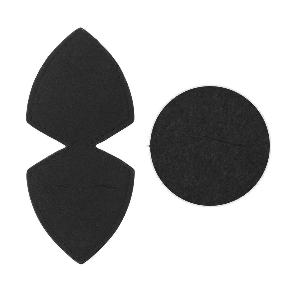 Чехол для гитарных медиаторов в форме щита 6 шт. из микрофибры искусственной кожи