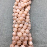 round faceted sunstone beadsnatural stone orange beads for diy jewelry making 5 strandslot free shipping my0671