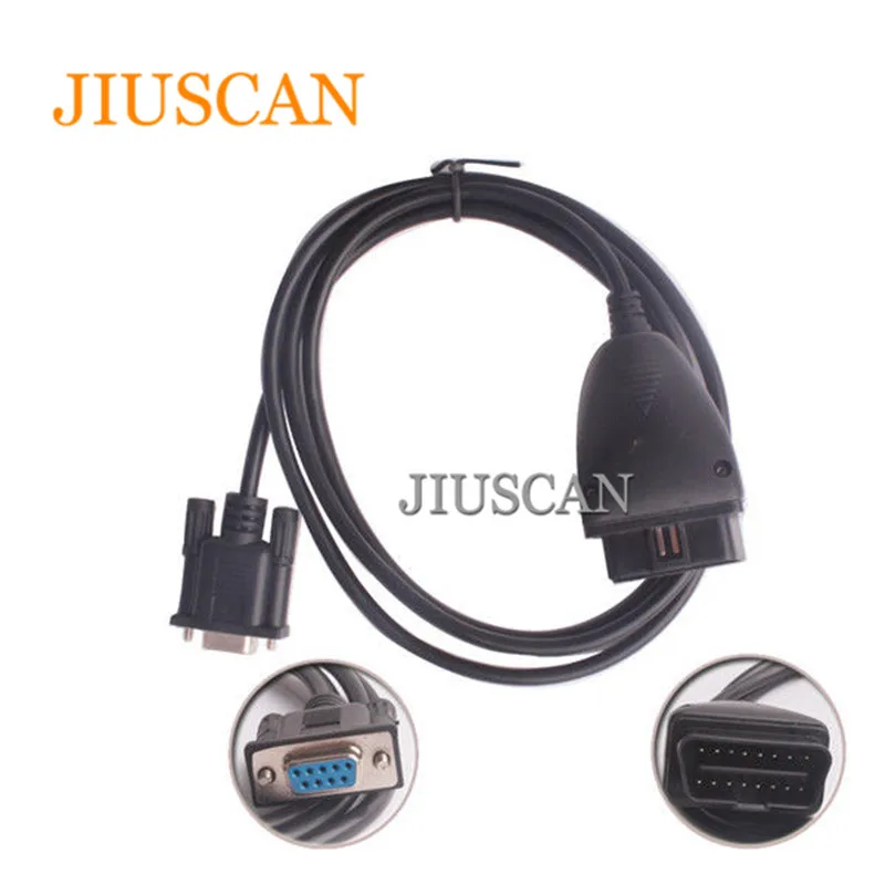 БД USB vag-com Интерфейс кабель OBD2 16PIN к DB9 RS232 кабель для Автомобильный диагностический адаптер OBD2/OBDII диагностического расширить кабель