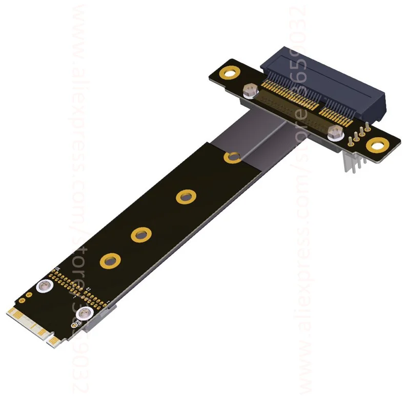Riser PCIe x4 3 0 PCI E 4x к M.2 NGFF NVMe M Key 2280 Card Gen3.0 кабель M2 Express удлинитель 32G/bps|Компьютерные