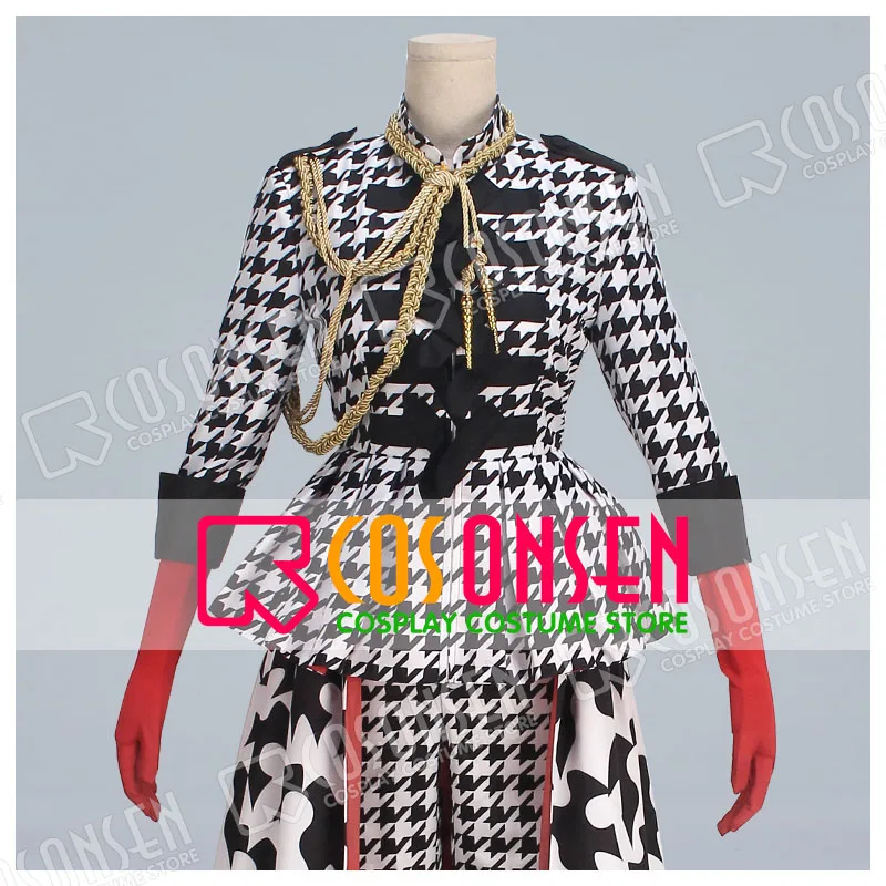 Черный Дворецкий Ciel Phantomhive рисунок птицы веер искусство Checker платье Косплей Костюм взрослый Косплей ONSEN костюм
