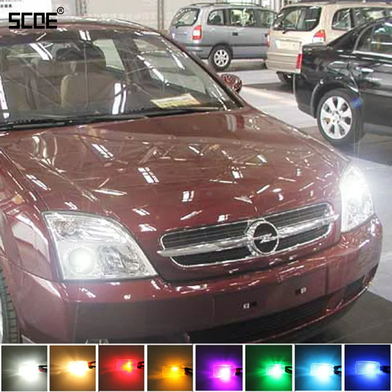 Для Opel Vectra C Vivaro F3 J7 SCOE Новый 2X 12SMD светодиодный передний парковочный фонарь