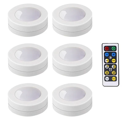 6 lamp 1 controller Двухсторонний светодиодный светильник с регулируемой яркостью и сенсорным датчиком, с дистанционным управлением, для шкафа, беспроводной шкаф, для кухни, спальни, ночник - Цвет: 6 lamp 1 controller