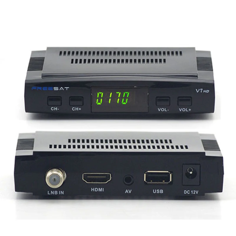 Freesat V7 HD FTA DVB-S2 Спутниковые антенны Поддержка powervu CCcam YouPorn с USB Wi-Fi Dongle |