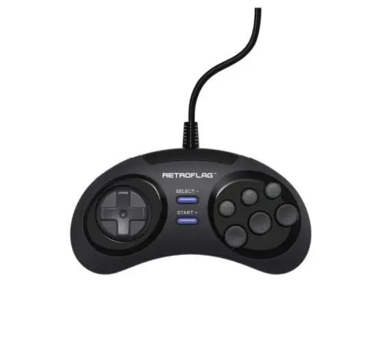 MD Gamepad Raspberry Pi MD 16 бит Ретро игры MEGAPi чехол sega видео консолей с классическим USB проводной геймпад контроллер для Pi 3B - Цвет: MD Gamepad