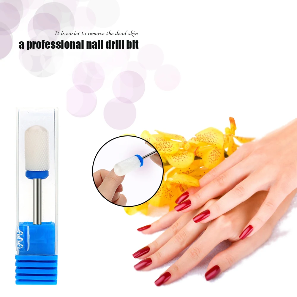 С круглым Керамика ногтей дрель аппарат для маникюра фрезерные Резаки SIM-карт