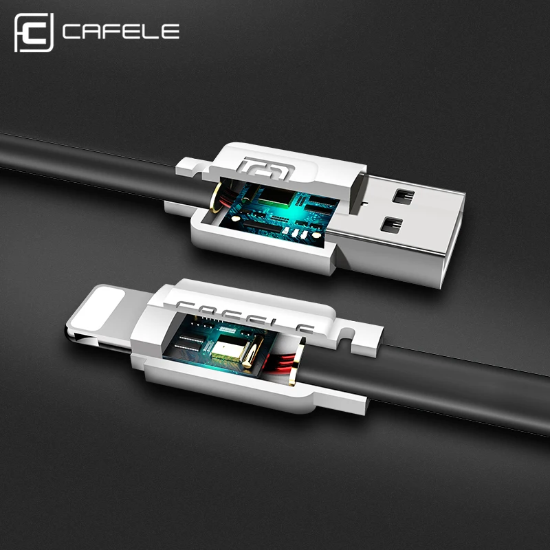 CAFELE USB кабель для iPhone X 10 8 plus зарядный быстрое зарядное устройство IOS 7 6s 5s iPad