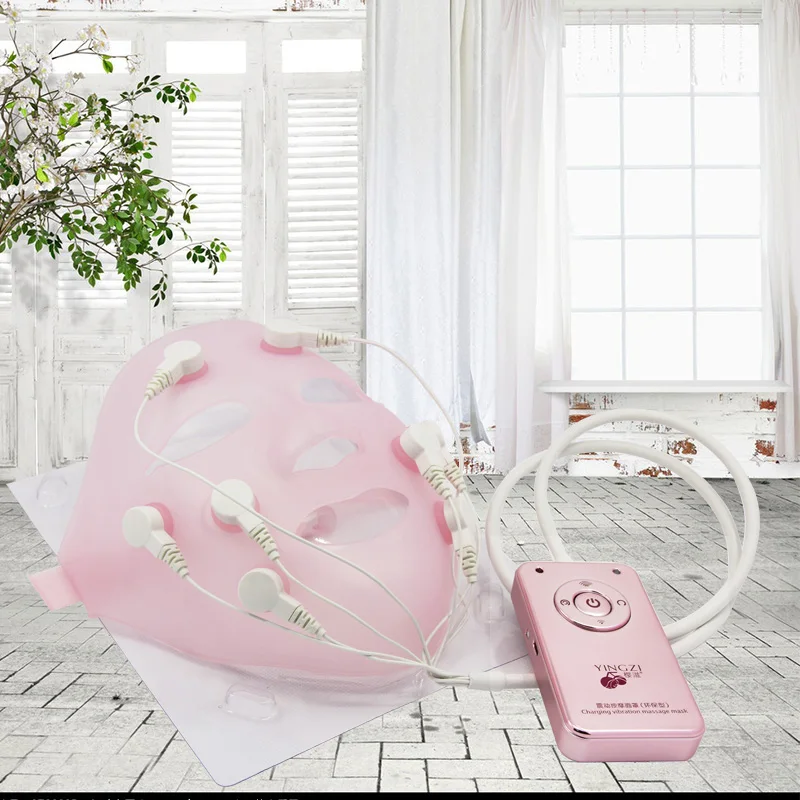 Зарядная маска для лица Подтяжка подтяжка щек Массажная вибрационная Омоложение