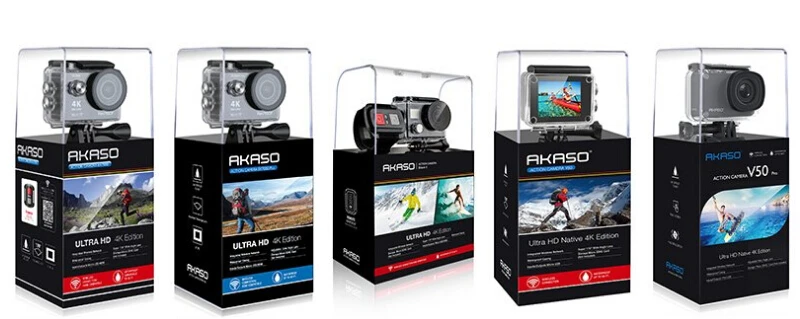 AKASO V50 PRO 4K Cam 30FPS с сенсорным экраном, Wi-Fi, уличная спортивная экшн-камера с Els Ultra HD, водонепроницаемая DV 20M+ палка для селфи, подарки