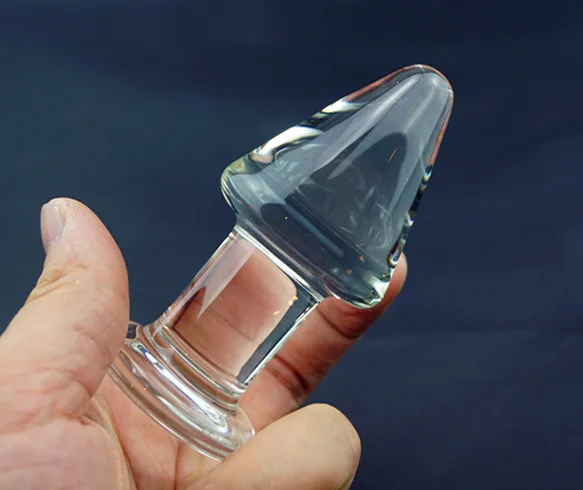 Большая Анальная штепсельная Вилка из пирекс стекла модель 014|butt plugs sex toy|glass anal