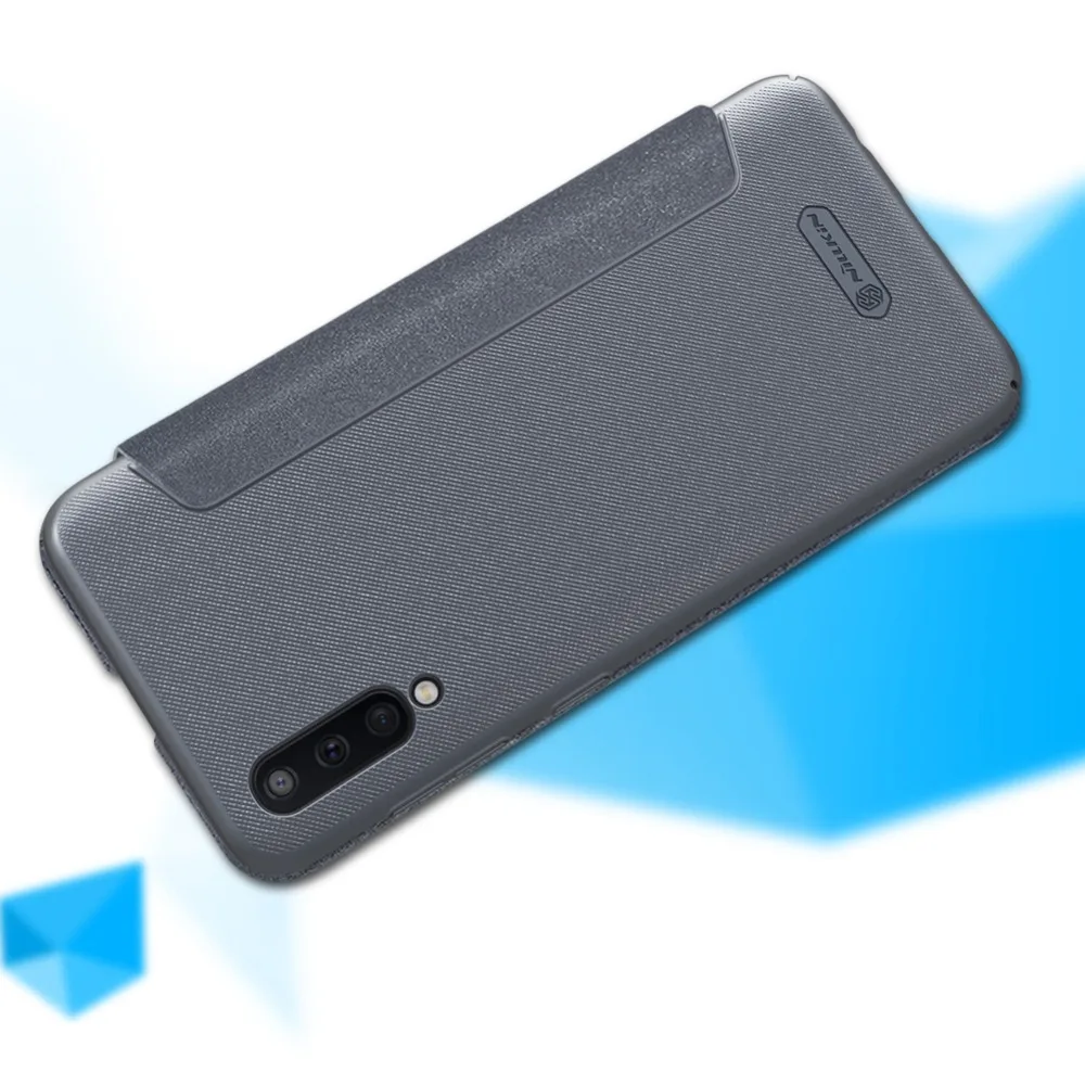Для Samsung Galaxy A50 чехол Nillkin Sparkle роскошный Флип кожаный Жесткий ПК задняя крышка для