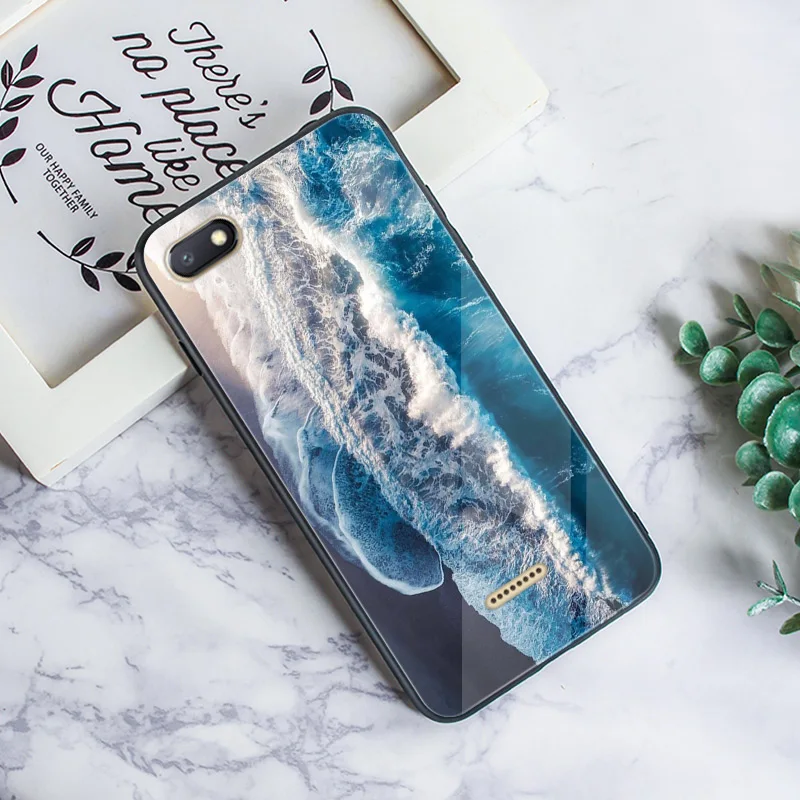 Для Xiaomi Redmi Note 7 Чехол Redmi Note 5 6 PRO 5A Prime задняя крышка на Redmi 6A Redmi 5 Plus 7A 7 A чехол жесткий пластиковый ТПУ Черный - Цвет: 2N07