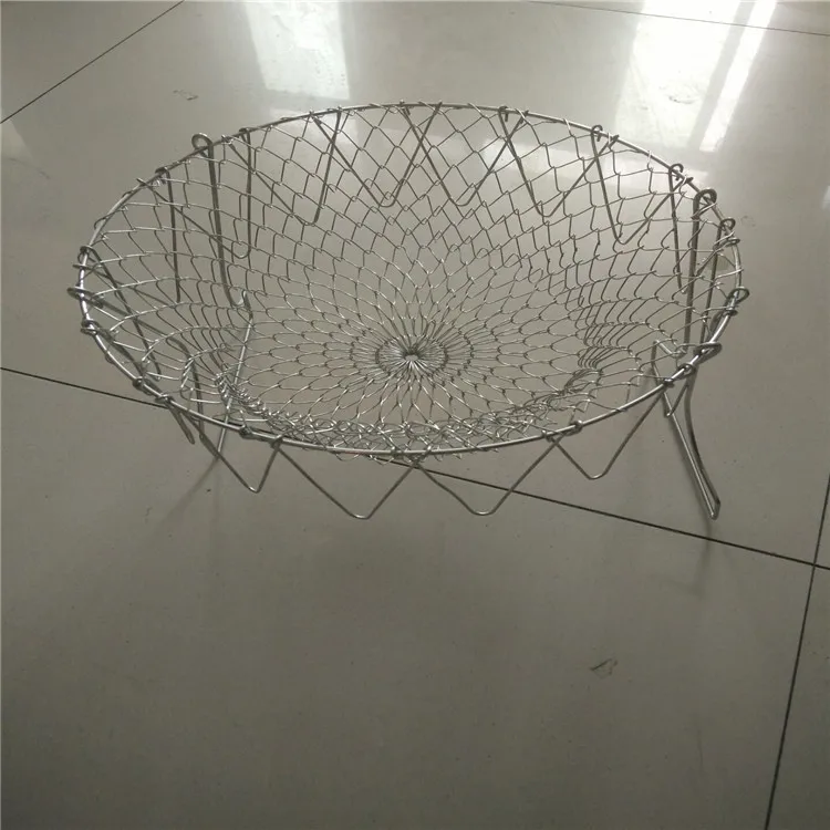 Выдвижная корзина для шеф-повара из нержавеющей стали кухонная дуршлаг