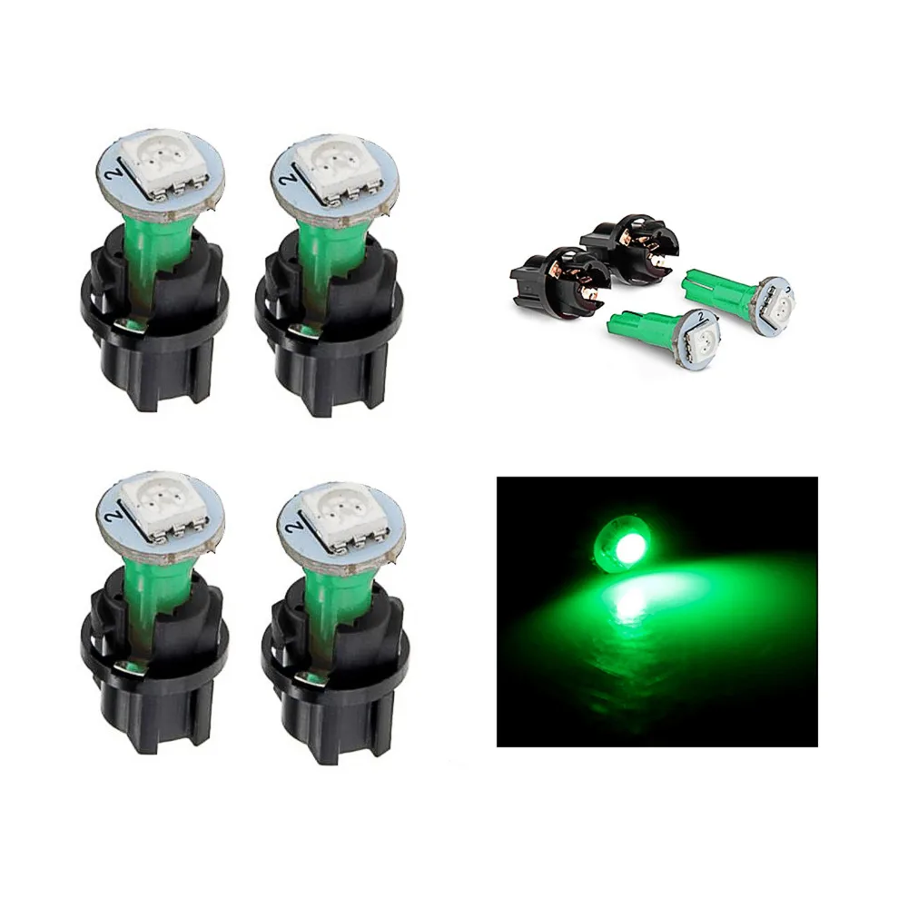 10 шт. Белый T5 SMD 5050 Автомобильный светодиодный светильник для приборной панели с
