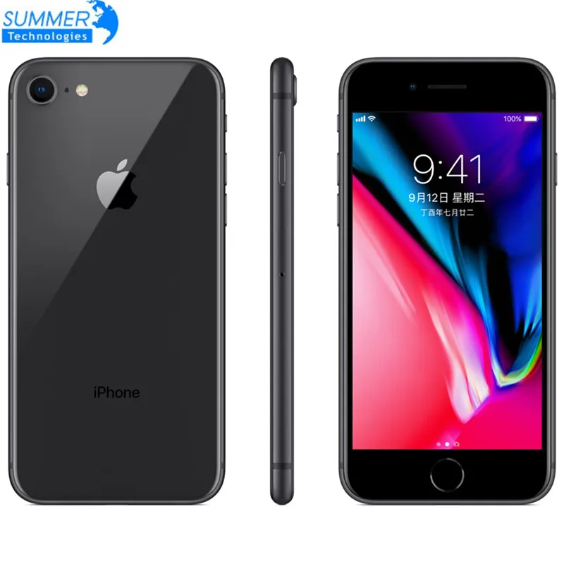 Оригинальный разблокированный смартфон Apple iPhone 8 2 ГБ 64 LTE б/у Стандартная