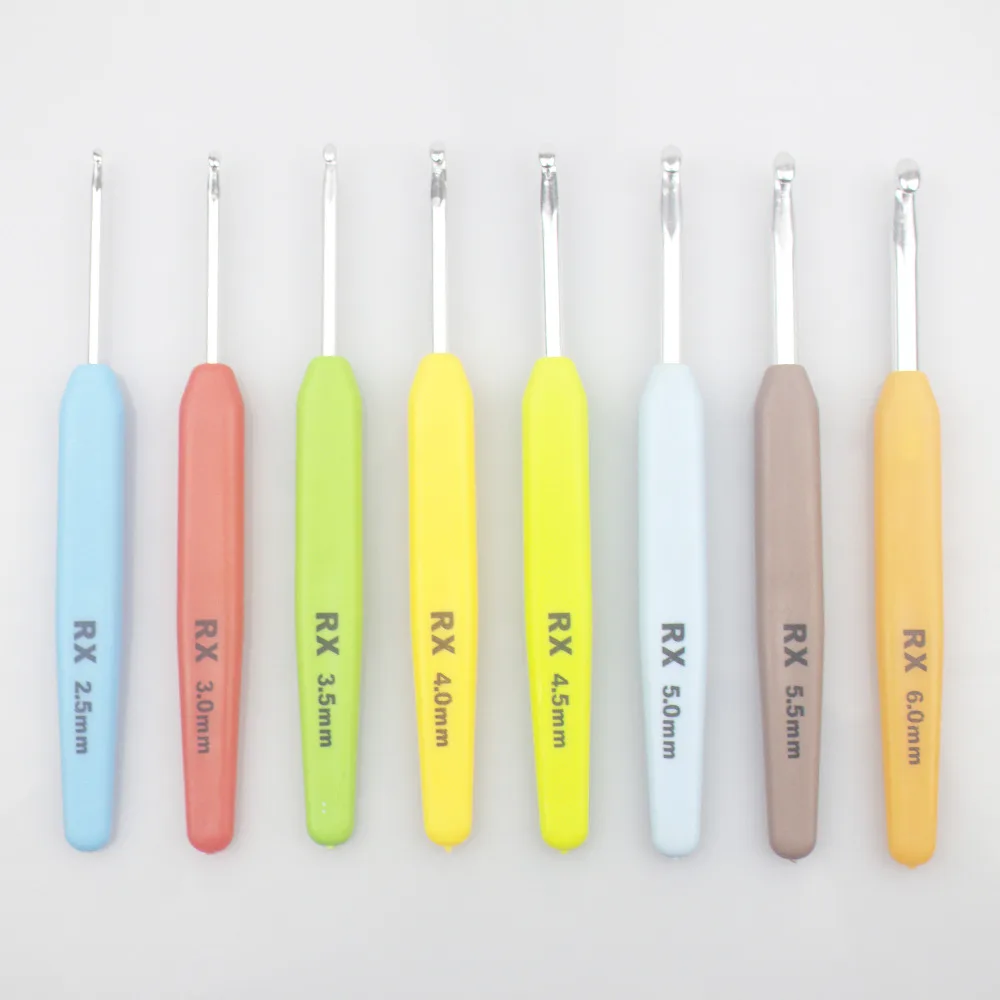 Новое поступление 1 набор 8 шт 14 см многоцветные спицы пластиковые ручки