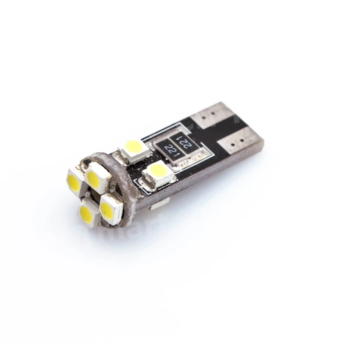 Новинка 2019 Canbus T10 8Smd led canbus 1210 3528 Led без ошибок Obc 194 168 W5w светодиодные лампы для