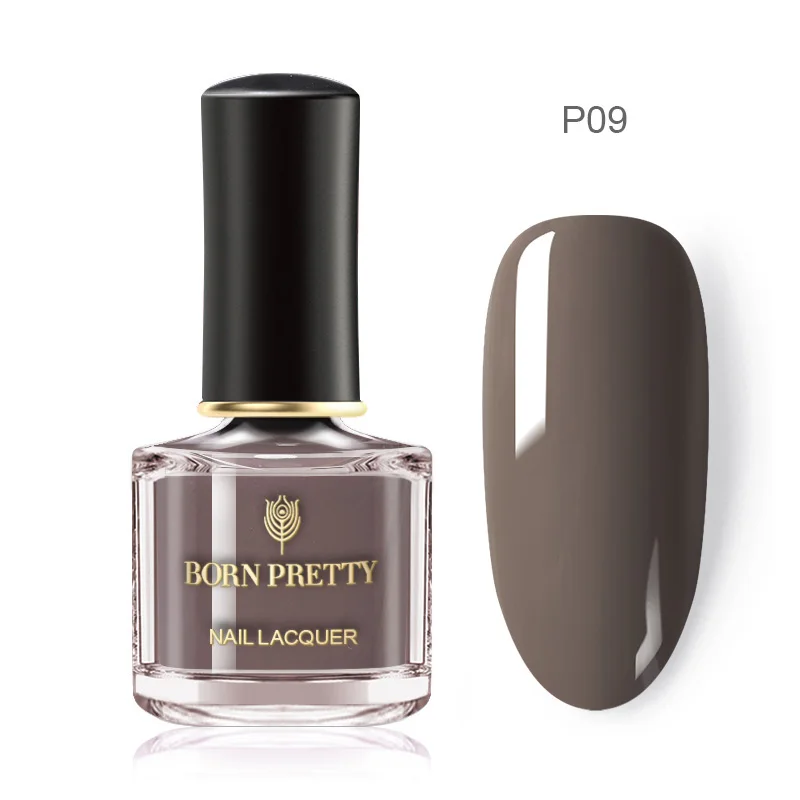 BP-P09 BORN PRETTY 6 мл Лак для ногтей разноцветные быстросохнущие экологически чистые покрытые лаком ногти дизайн 15 цветов - Цвет: BP-P09