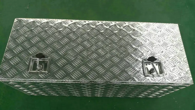 4" x 17" x 1" алюминиевый багажник пикапа под кровать Camper ящик для инструментов Tote хранения+ T замок 1070 мм x 430 мм x 90 мм