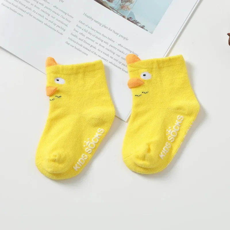 Y Baby Boys Girls Infant Cotton Cartoon Pattern Socks Warm Anti Slip Floor Socks Leg Warmer - Цвет: Y