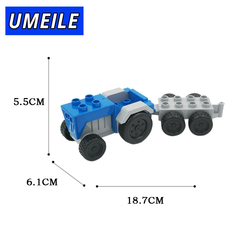 Бренд UMEILE оригинальный классический городской трактор модель вагона блок