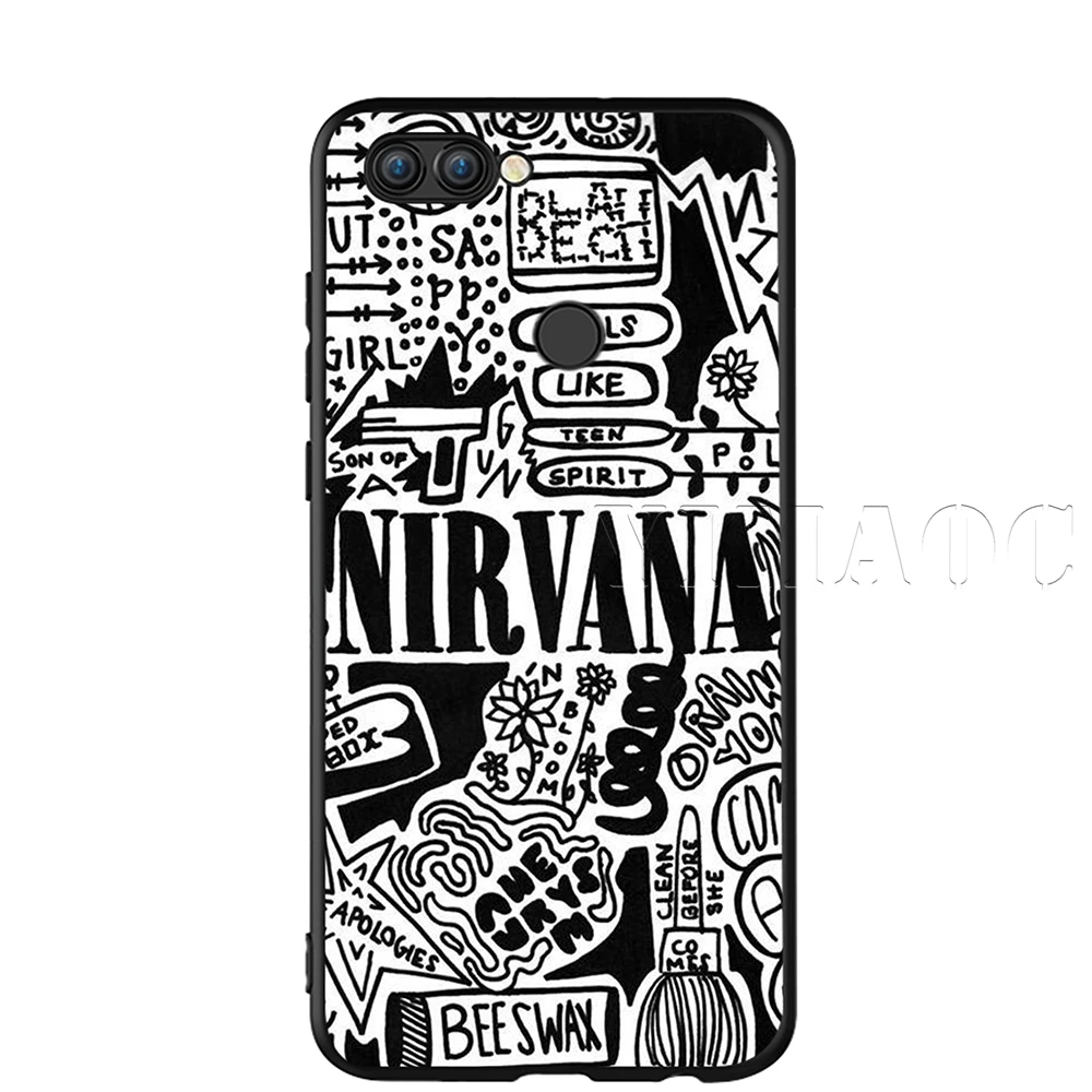 5 Yimaoc Nirvana Kurt Cobain чехол для huawei Коврики 30 20 Honor Y7 7a 7c 8c 8x9 10 Nova 3i 3 Lite рro Y6 P30 P smart - Цвет: 5