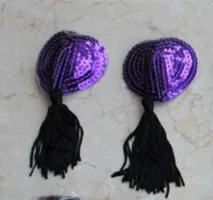 Сексуальное нижнее белье порно секс Baybydoll сексуальные костюмы реквизит кружевное белье кисточка наклейка на грудь Новинка для специального использования маска для глаз Секс продукт - Цвет: 632 Purple