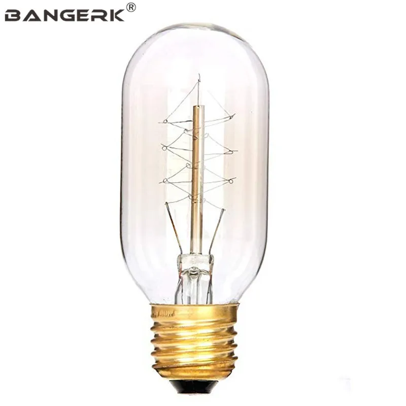 Ретро Edison led светильник лампочка T45 110V 220V 40W E27 база античная лампа-бомбилья Винтаж Декор лампы накаливания для дома светильник Инж