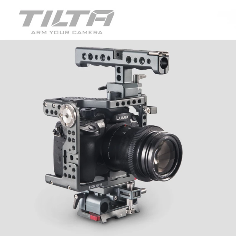 TILTA ES T37 A установка для Panasonic GH4 GH5 камера 6K клетка Поддержка 15 мм стержень опорная