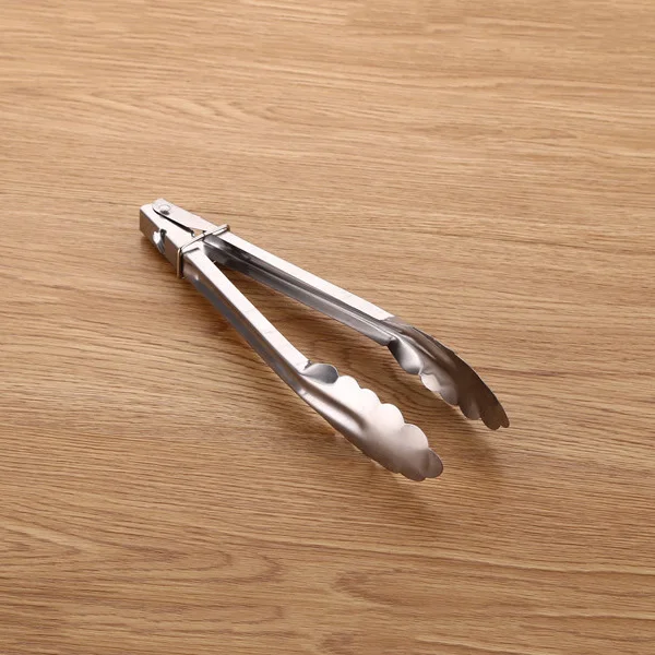 1 Pcs Stainless Steel BBQ Tongs Meat Food Clip Barbecue Tools Kitchen Cooking Clip Clamp PAK55