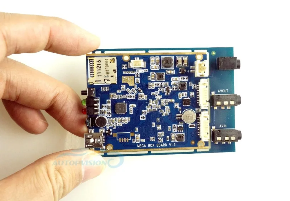 OEM 720P в реальном времени 1CH AHD Мини DVR PCB плата 30fps поддержка 128 ГБ sd карта