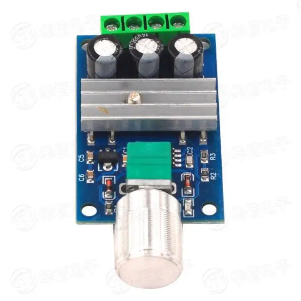 PWM регулятор двигателя пост. Тока 6V12V24V28V3A переключатель скорости 1203B|Защита