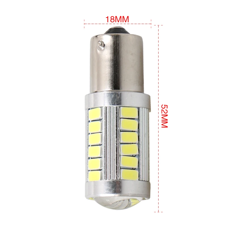 2 шт. 1156 BA15s P21W 33 SMD 5630 5730 Led автомобильный сигнал поворота стоп-сигналы ДХО фара для