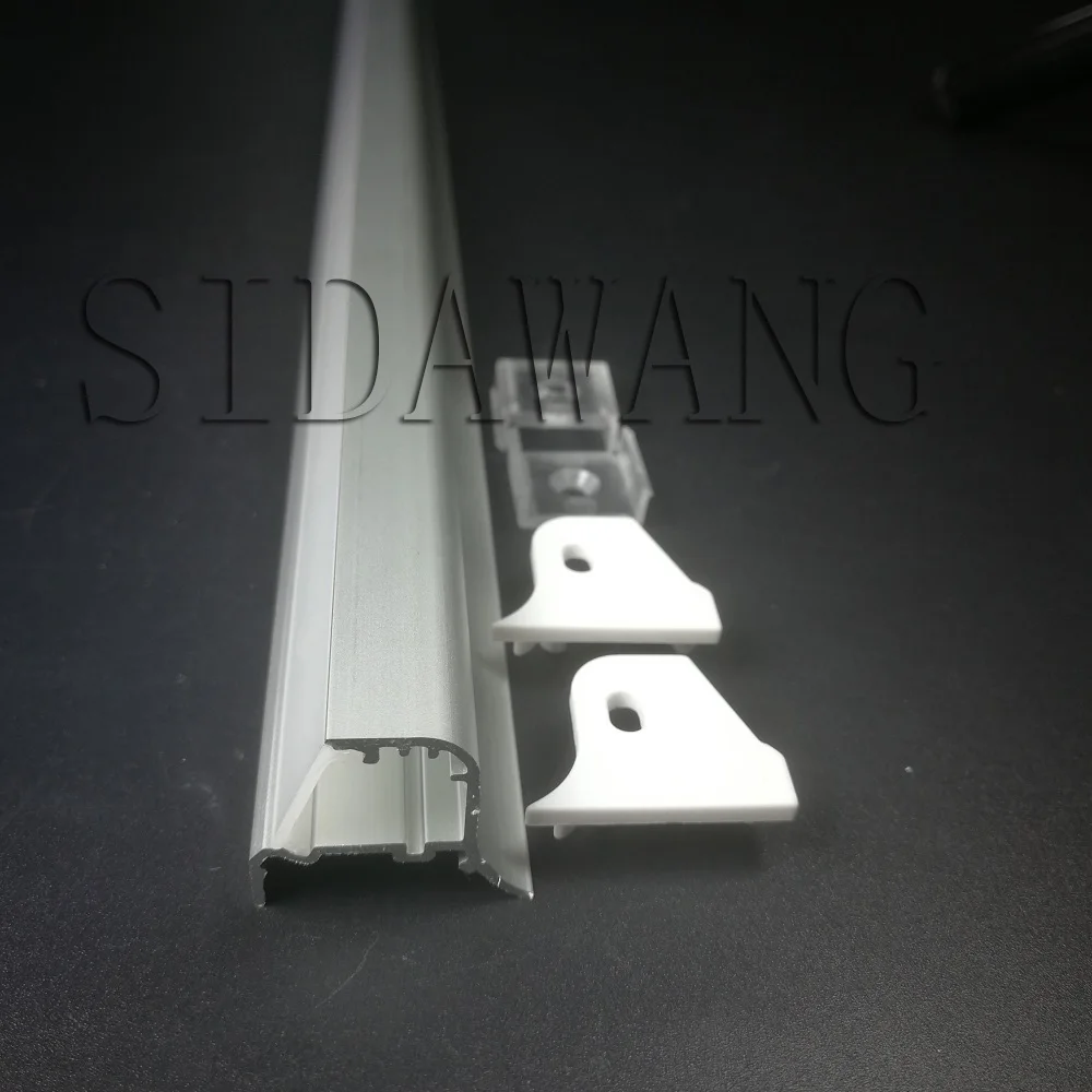 1 м настенный монтаж пол мойка светодиодная алюминиевая полоса профиль 2