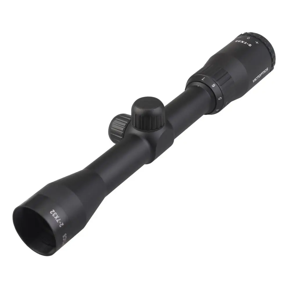 Victoptics 2-7x32 оптические прицелы винтовки оптический прицел с 25,4 мм трубкой 1/4 MOA регулировка для охоты