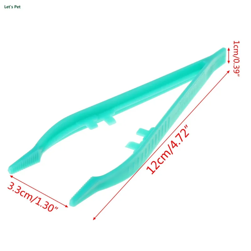 Новинка зажим для пинцета и рептилий плоскогубцы пластиковый фидерный